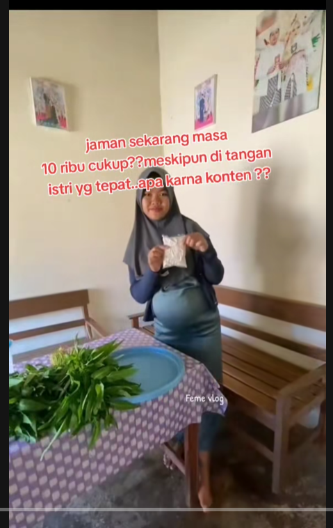 Rp10 ribu di tangan istri yang tepat.